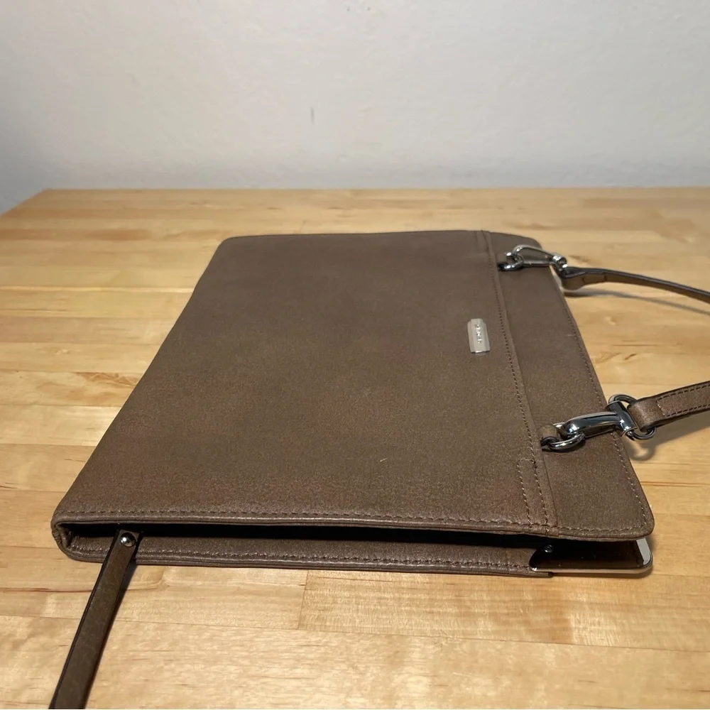 B. Makowsky iPad Leather Folder with straps
